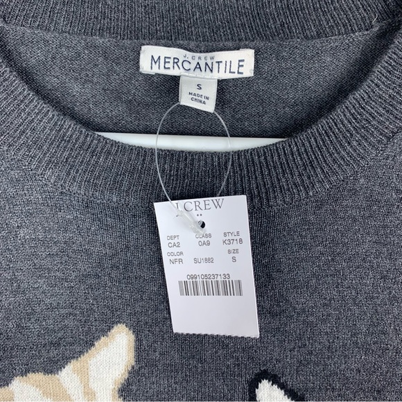 J.Crew Mercantile | Women's Crewneck French Bulldog Sweater | Small - Picture 5 of 6